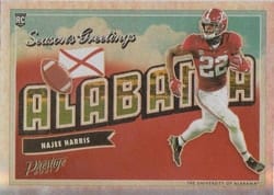 2021 Panini Prestige Seasons Greetings Najee Harris #SG-7 card