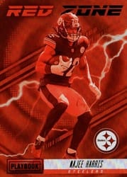 2022 Panini Playbook Red Zone Najee Harris #RZ-10 card