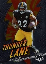 2023 Panini Mosaic Thunder Lane Najee Harris #TL-NH card