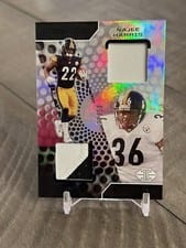 2021 Panini Illusions Rookie Idols Dual Memorabilia Najee Harris / Jerome Bettis #RI-NJ card