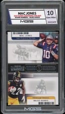 2021 Panini Contenders Round Numbers Dual Najee Harris Mac Jones #RN-MJO card