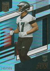 2022 Donruss Elite Base Set Nakobe Dean #147 card