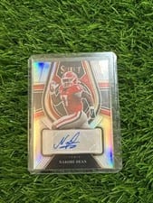 2022 Panini Select Draft Picks Rookie Signatures Nakobe Dean #RS-NDE card