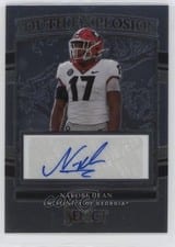 2022 Panini Select Draft Picks Youth Explosion Signatures Nakobe Dean #YE-NDE card