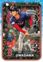 2024 Topps Holiday Base Set Naoyuki Uwasawa #H37 card