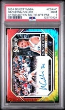 2024 Panini Select WNBA Courtside Action Signatures Napheesa Collier #CSA-NC card