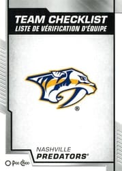 2020-21 O-Pee-Chee Base Set Nashville Predators #567 card