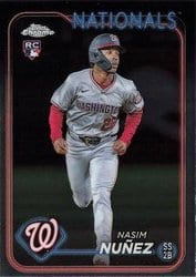 2024 Topps Chrome Update Base Set Nasim Nunez #USC173 card