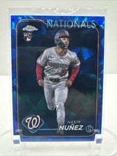 2024 Topps Chrome Update Sapphire Edition Base Set Nasim Nuñez #USCS267 card