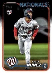 2024 Topps Update Base Set Nasim Nunez #US267 card