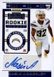 2019 Panini Contenders Base Set Nasir Adderley #144 card