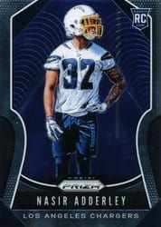2019 Panini Prizm Base Set Nasir Adderley #382 card