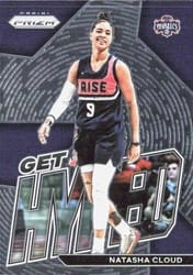 2023 Panini Prizm WNBA Get Hyped Natasha Cloud #14 card