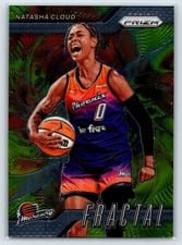 2024 Panini Prizm WNBA Fractal Natasha Cloud #12 card