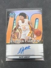 2025-26 Bowman University Best Iso Signatures Nate Ament #IS-NA card