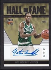 2022-23 Panini Chronicles Hall of Fame Autographs Nate Archibald #HOF-NAB card