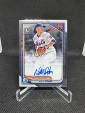 2024 Bowman Draft Chrome Prospect Autographs Nate Dohm #CPA-ND card
