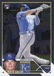 2023 Topps Chrome Base Set Nate Eaton #96 card