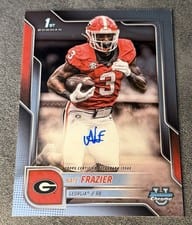 2025 Bowman University Chrome Chrome Prospect Autographs Nate Frazier #BCA-NF card