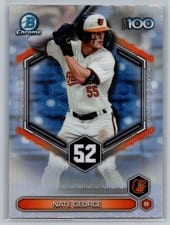 2026 Bowman Scouts Top 100 Nate George #BTP-52 card