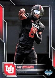 2025 Bowman University Chrome Base Set Nate Johnson #57 card