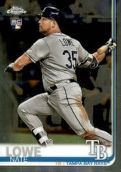 2019 Topps Chrome Update Base Set Nate Lowe #23 card