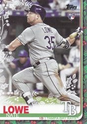 2019 Topps Holiday Base Set Nate Lowe #HW3 card