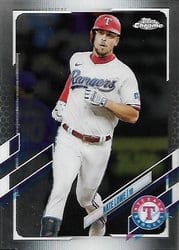 2021 Topps Chrome Update Base Set Nate Lowe #USC38 card