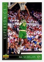 1993-94 Upper Deck Base Set Nate McMillan #293 card