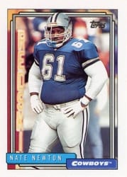 1992 Topps Base Set Nate Newton #56 card