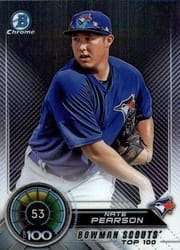 2018 Bowman Scouts Top 100 Nate Pearson #BTP-53 card