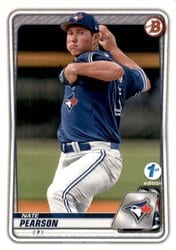 2020 Bowman 1st Edition Base Set Nate Pearson #BFE-124 card