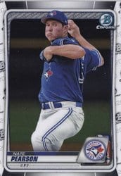 2020 Bowman Chrome Prospects Nate Pearson #BCP-124 card