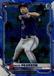 2021 Bowman Chrome Sapphire Edition Base Set Nate Pearson #17 card