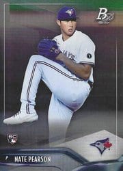 2021 Bowman Platinum Base Set Nate Pearson #80 card