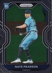 2021 Panini Prizm Base Set Nate Pearson #181 card
