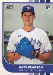 2021 Topps Archives Snapshots Base Set Nate Pearson #33 card