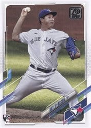 2021 Topps Base Set Nate Pearson #113 card