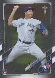 2021 Topps Chrome Ben Baller Edition Base Set Nate Pearson #136 card