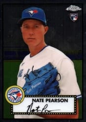 2021 Topps Chrome Platinum Anniversary Base Set Nate Pearson #12 card
