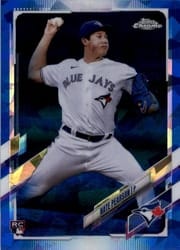2021 Topps Chrome Sapphire Edition Base Set Nate Pearson #113 card