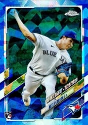 2021 Topps Chrome Update Sapphire Edition Base Set Nate Pearson #US170 card