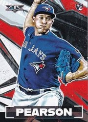 2021 Topps Fire Base Set Nate Pearson #25 card