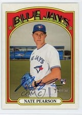 2021 Topps Heritage Real One Autographs Nate Pearson #ROA-NP card