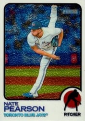 2022 Topps Heritage Chrome Nate Pearson #582 card