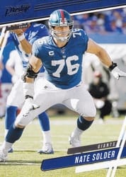 2020 Panini Prestige Base Set Nate Solder #97 card