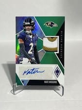 2024 Panini Phoenix Rising Rookie Autographs Jersey Nate Wiggins #RRAJ-NWS card