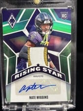 2024 Panini Phoenix Rising Star Autographs Jersey Nate Wiggins #RSJA-NWS card