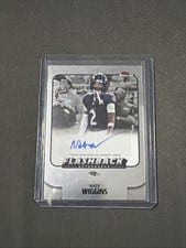 2025 Finest Flashback Autographs Nate Wiggins #FBA-NW card