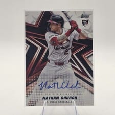 2026 Topps Baseball Stars Autographs Nathan Church #BSA-NC card